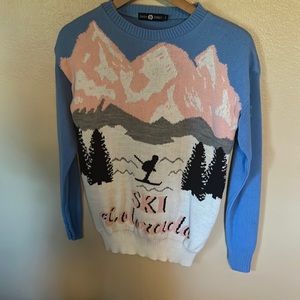 Ski colorado retro sweater